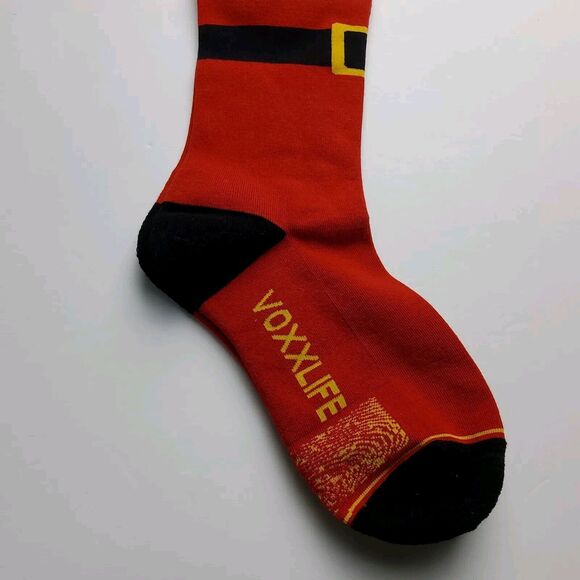 Voxx Life Stasis Neuro Socks Wellness Crew Santa Holiday Size S (Wo 4-7) - Picture 4 of 4